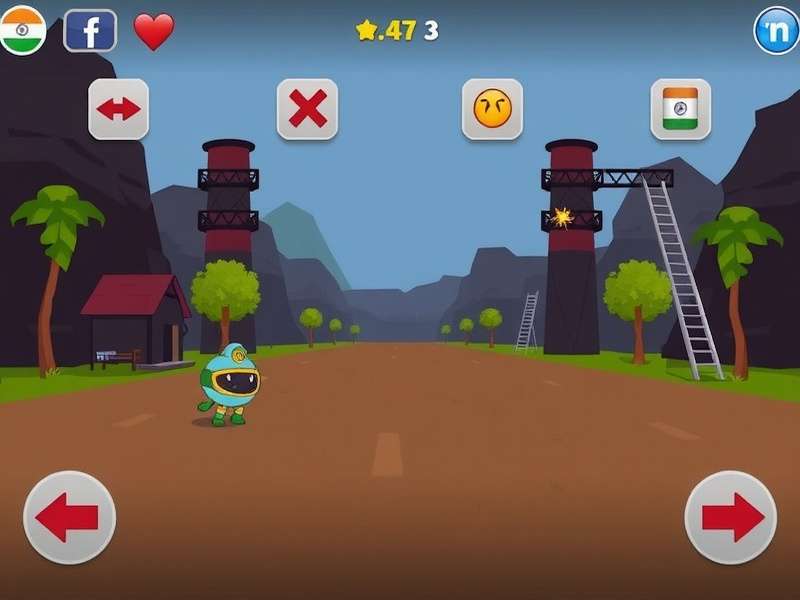 Pixel Explorer India Game Screenshot